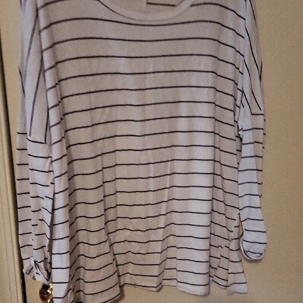 Striped Long Sleeve Women's Top